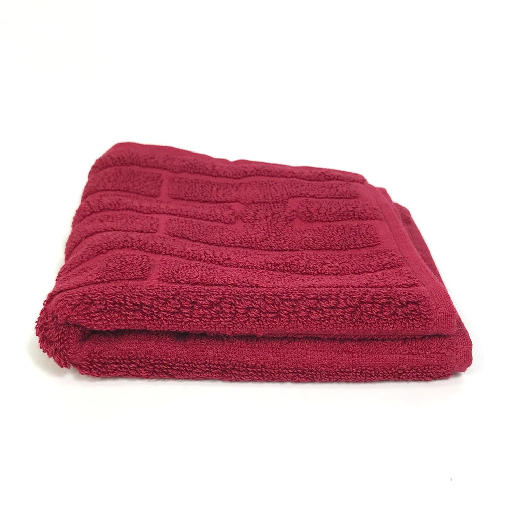 HERMES towel cotton white Face towel labyrinth