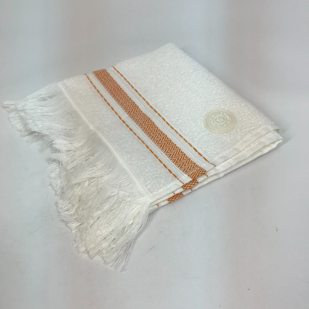 HERMES towel cotton white Face towel labyrinth