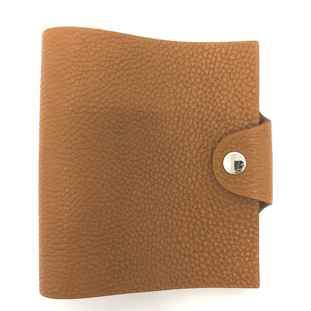 HERMES Notebook cover Togo Brown Uris mini