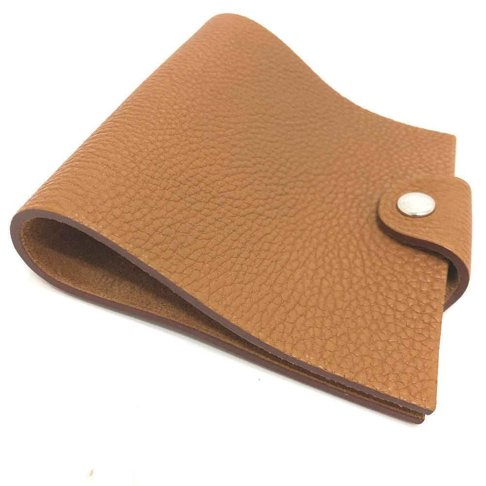 HERMES Notebook cover Togo Brown Uris mini