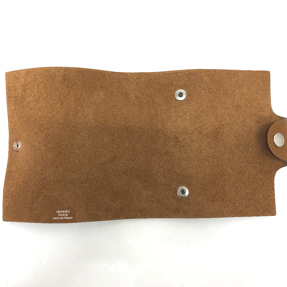 HERMES Notebook cover Togo Brown Uris mini