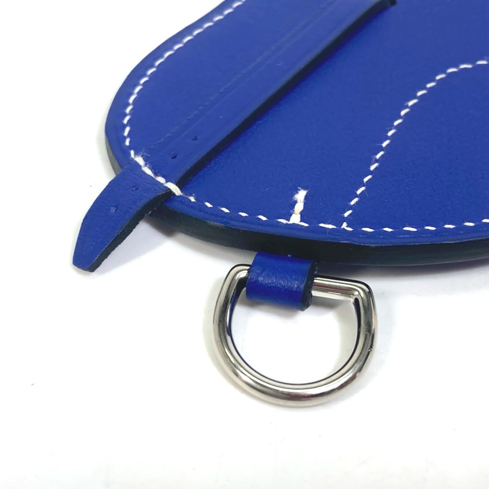 HERMES charm Swift blue key ring paddock cell Women Used