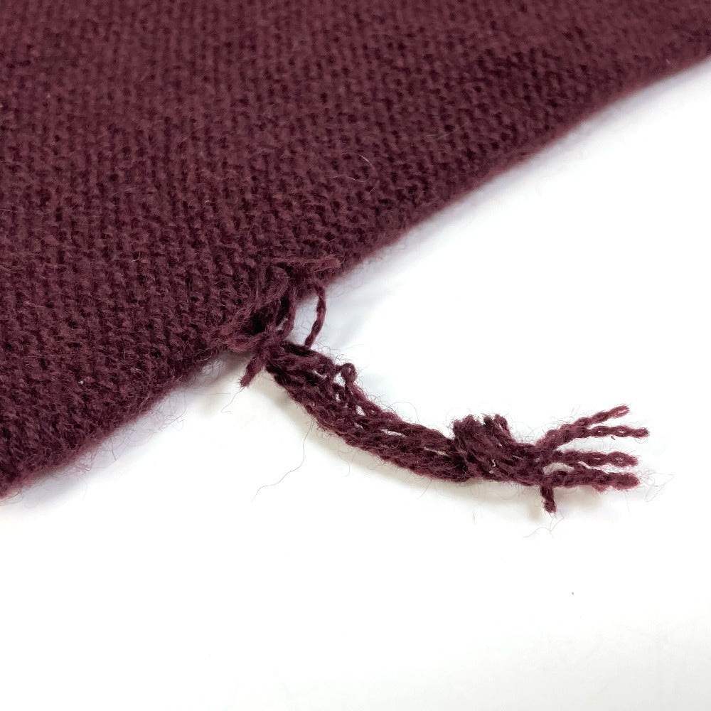 HERMES Glove cashmere Bordeaux apparel Women S Used