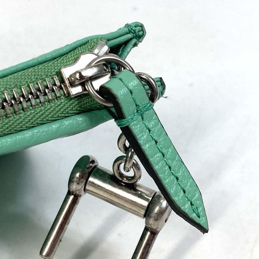 GUCCI Coin case 701070 leather Green type GG Marmont Women Used