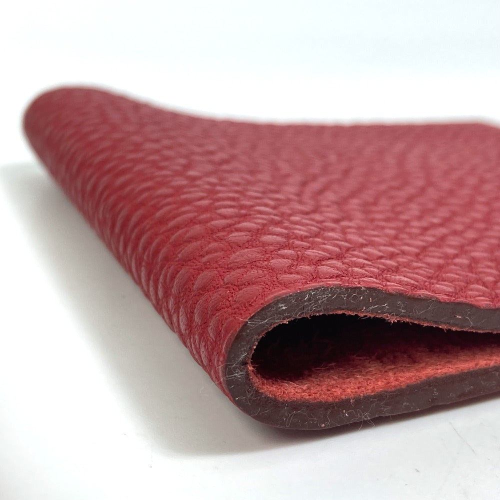 HERMES Notebook cover Togo Red Uris mini