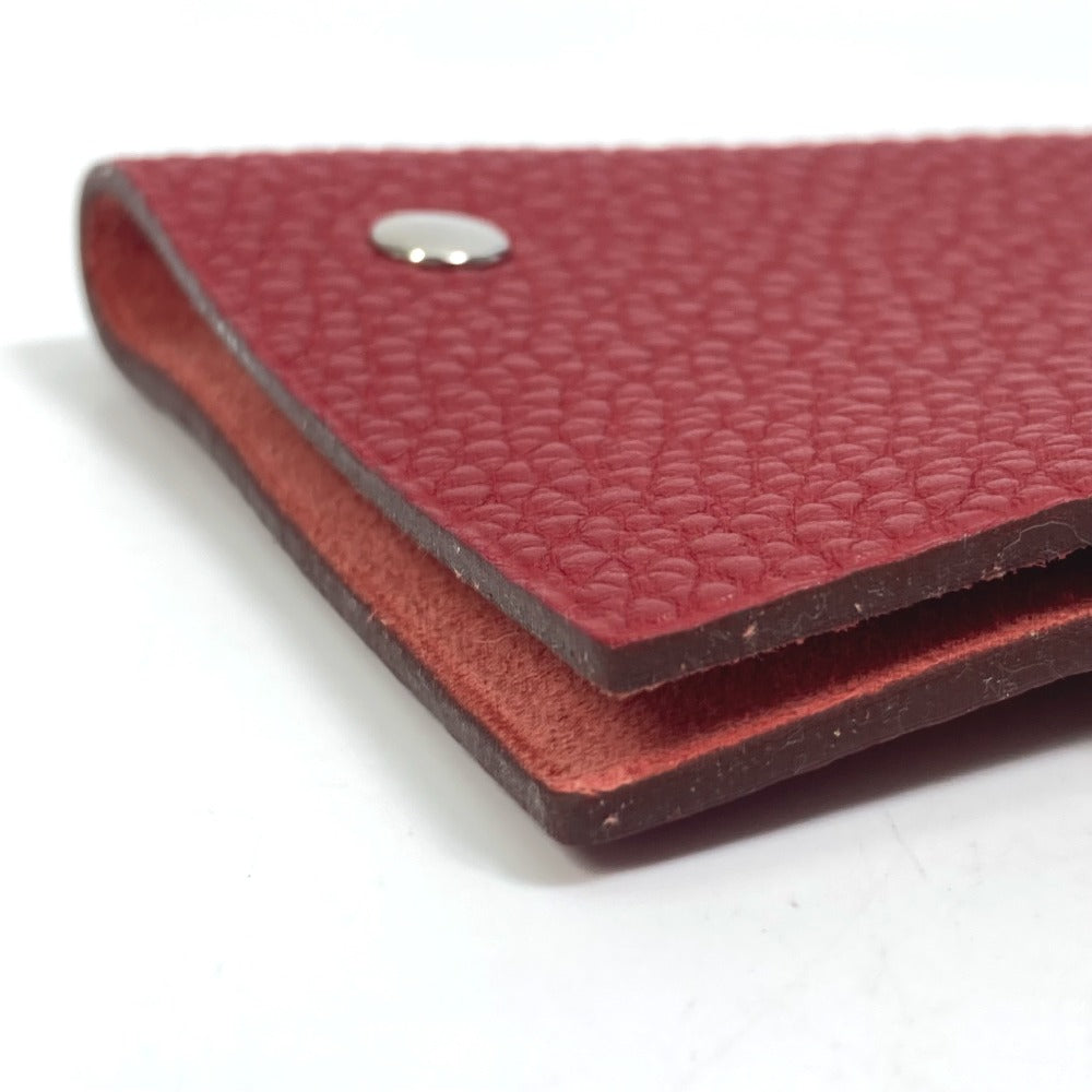 HERMES Notebook cover Togo Red Uris mini