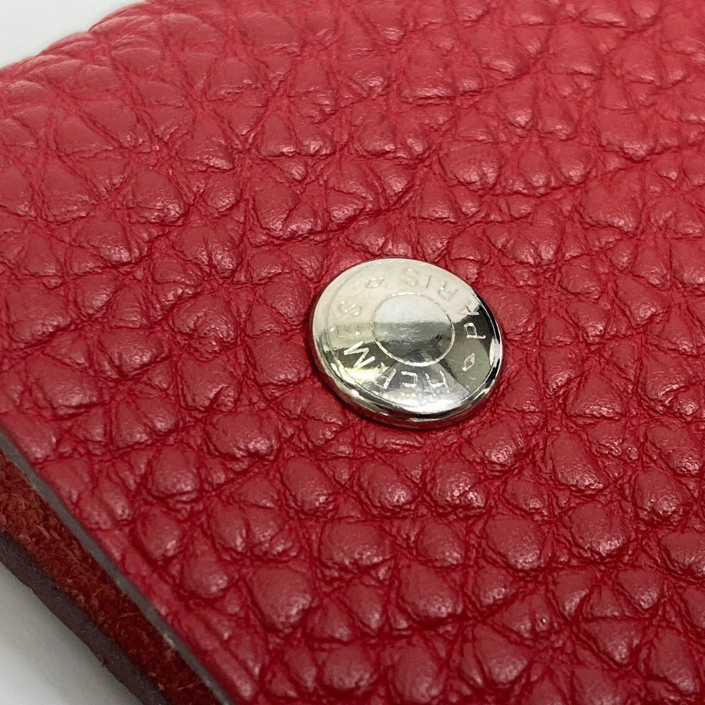 HERMES Notebook cover Togo Red Uris mini