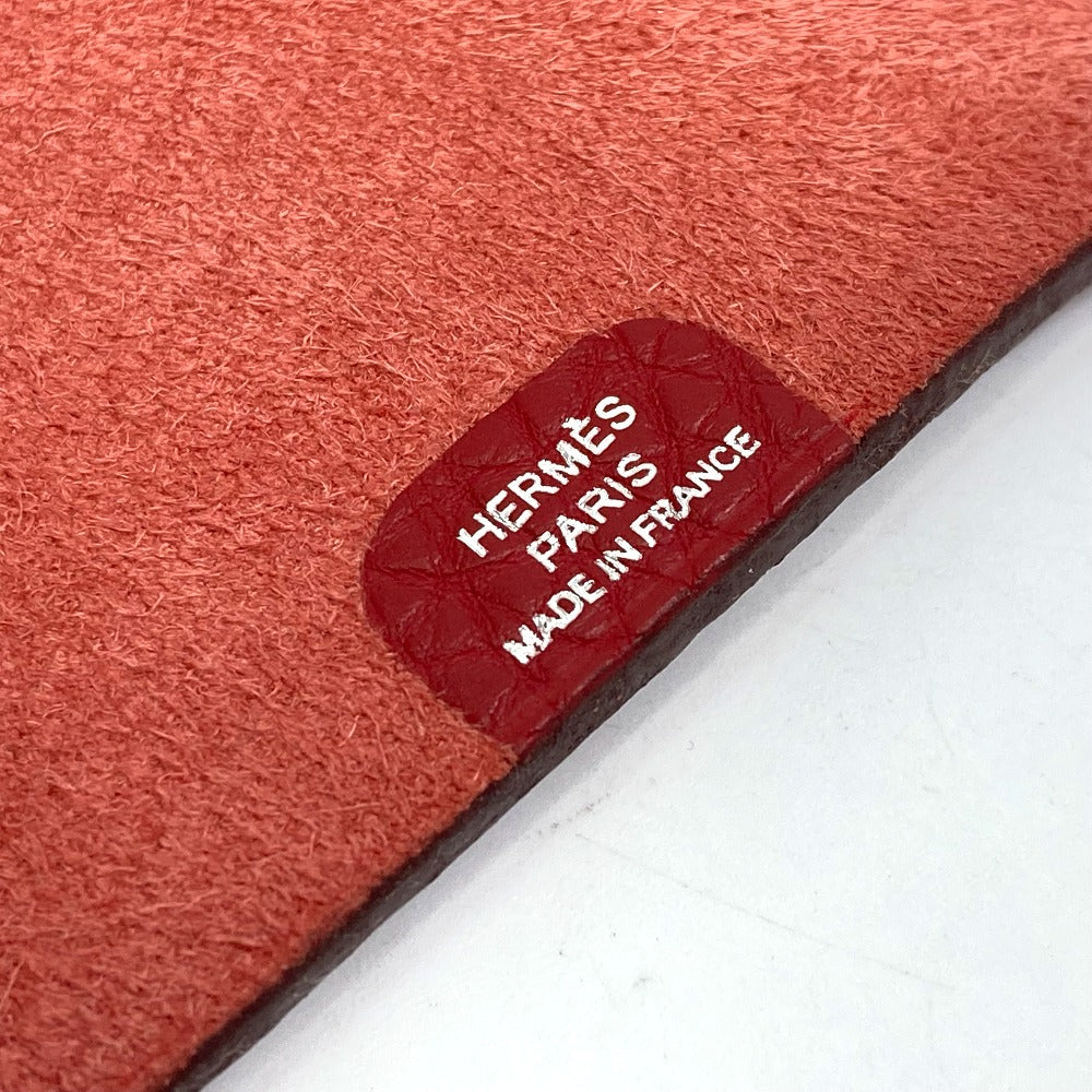 HERMES Notebook cover Togo Red Uris mini