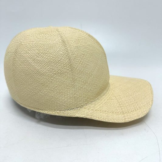 HERMES cap Cotton, Viscose beige Panama Brisa Newsboy Cap Riley unisex(Unisex) 58 Used