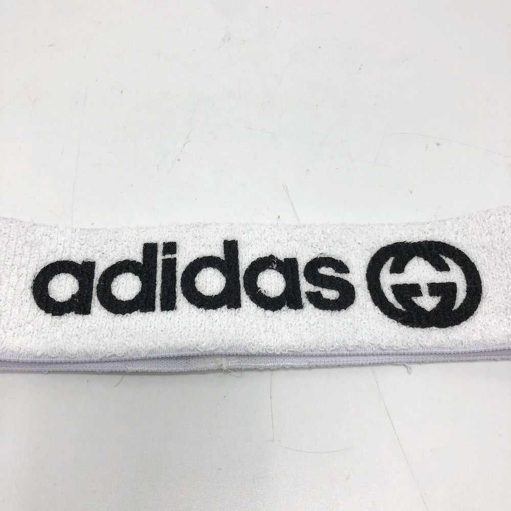 GUCCI hair accessory 703594 polyester white logo Adidas adidas collaboration Women M Used