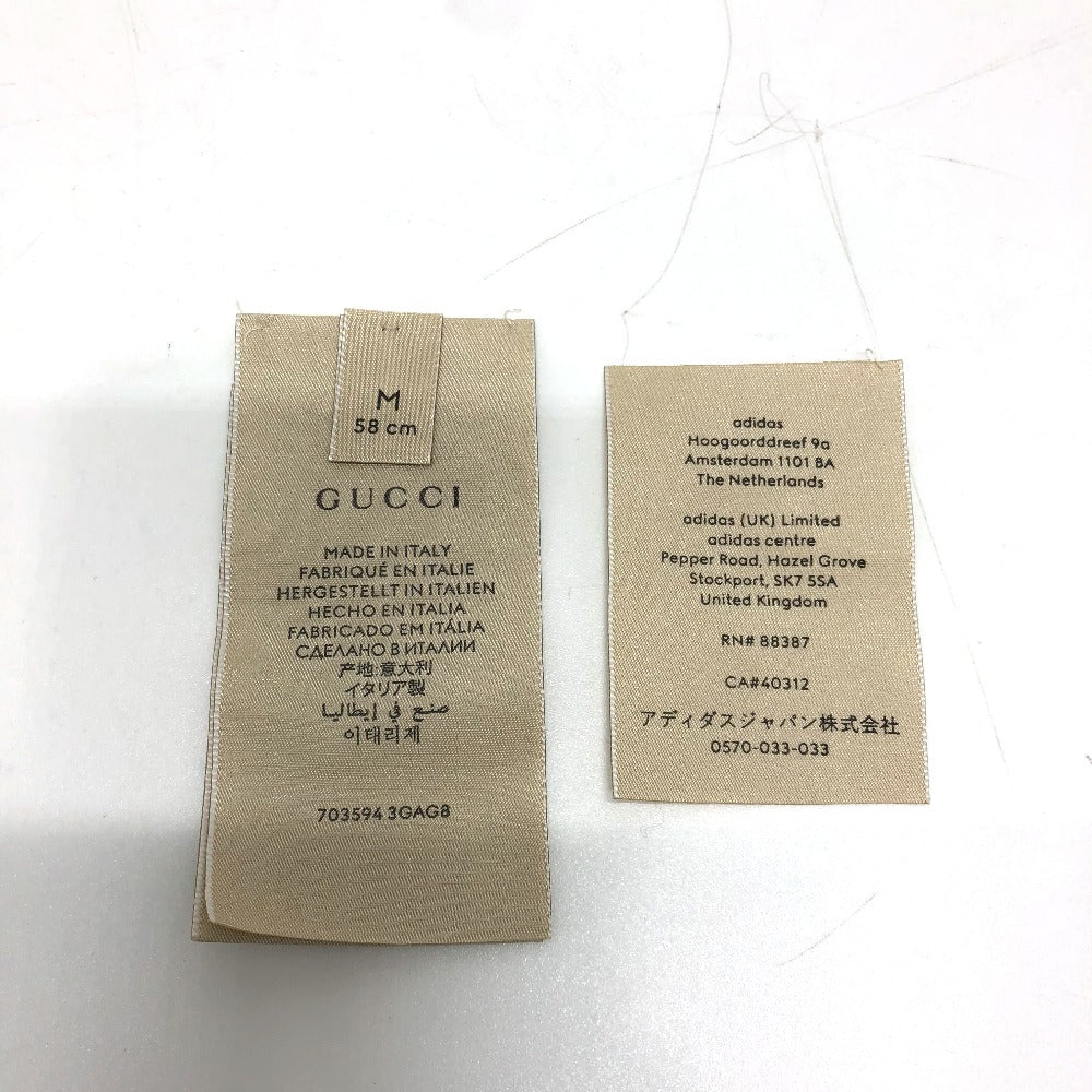 GUCCI hair accessory 703594 polyester white logo Adidas adidas collaboration Women M Used