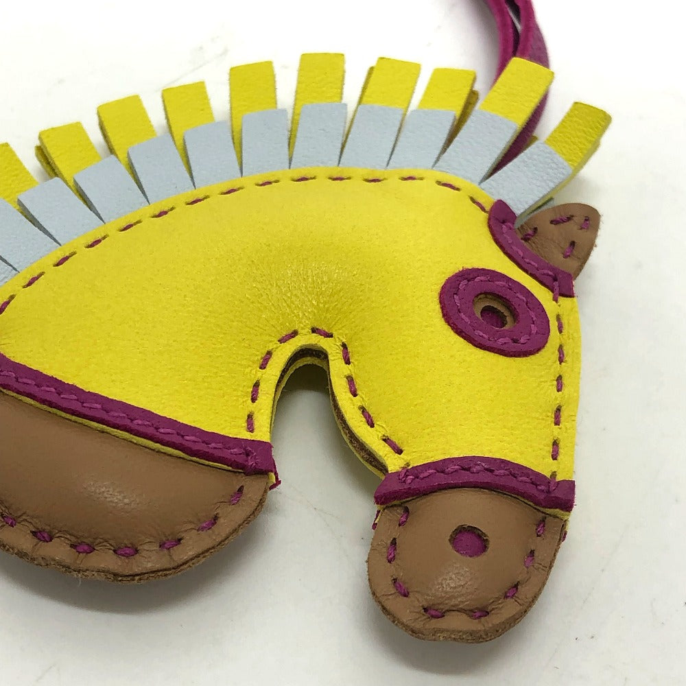 HERMES Bag charm Anyo Miro yellow Gigi Camaille sylvest/horse/zebra Women Used
