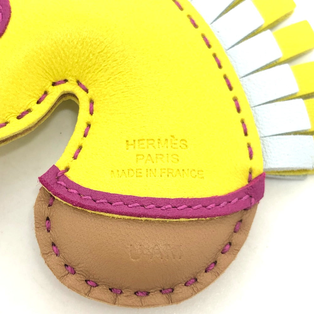 HERMES Bag charm Anyo Miro yellow Gigi Camaille sylvest/horse/zebra Women Used