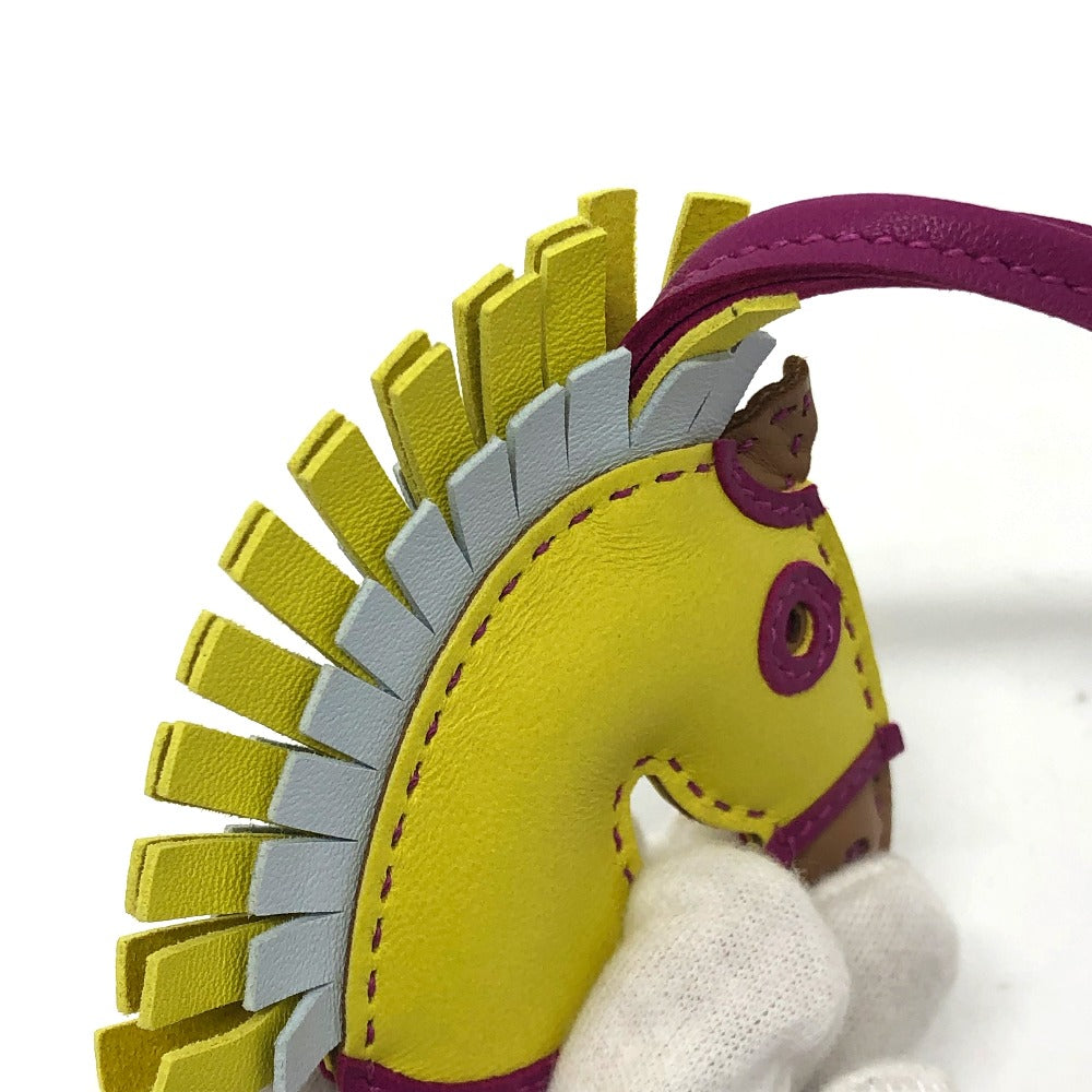 HERMES Bag charm Anyo Miro yellow Gigi Camaille sylvest/horse/zebra Women Used