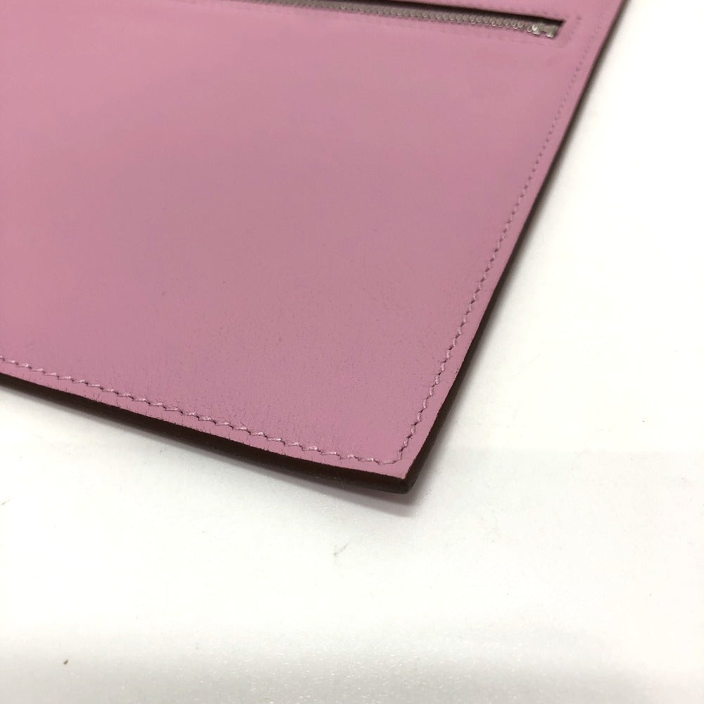 HERMES Pouch Swift pink Birkin Bag Pocket Women Used