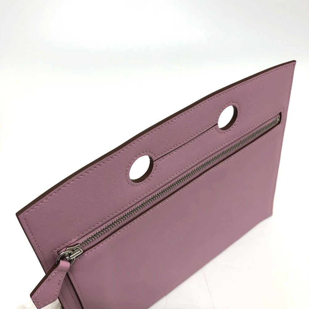 HERMES Pouch Swift pink Birkin Bag Pocket Women Used
