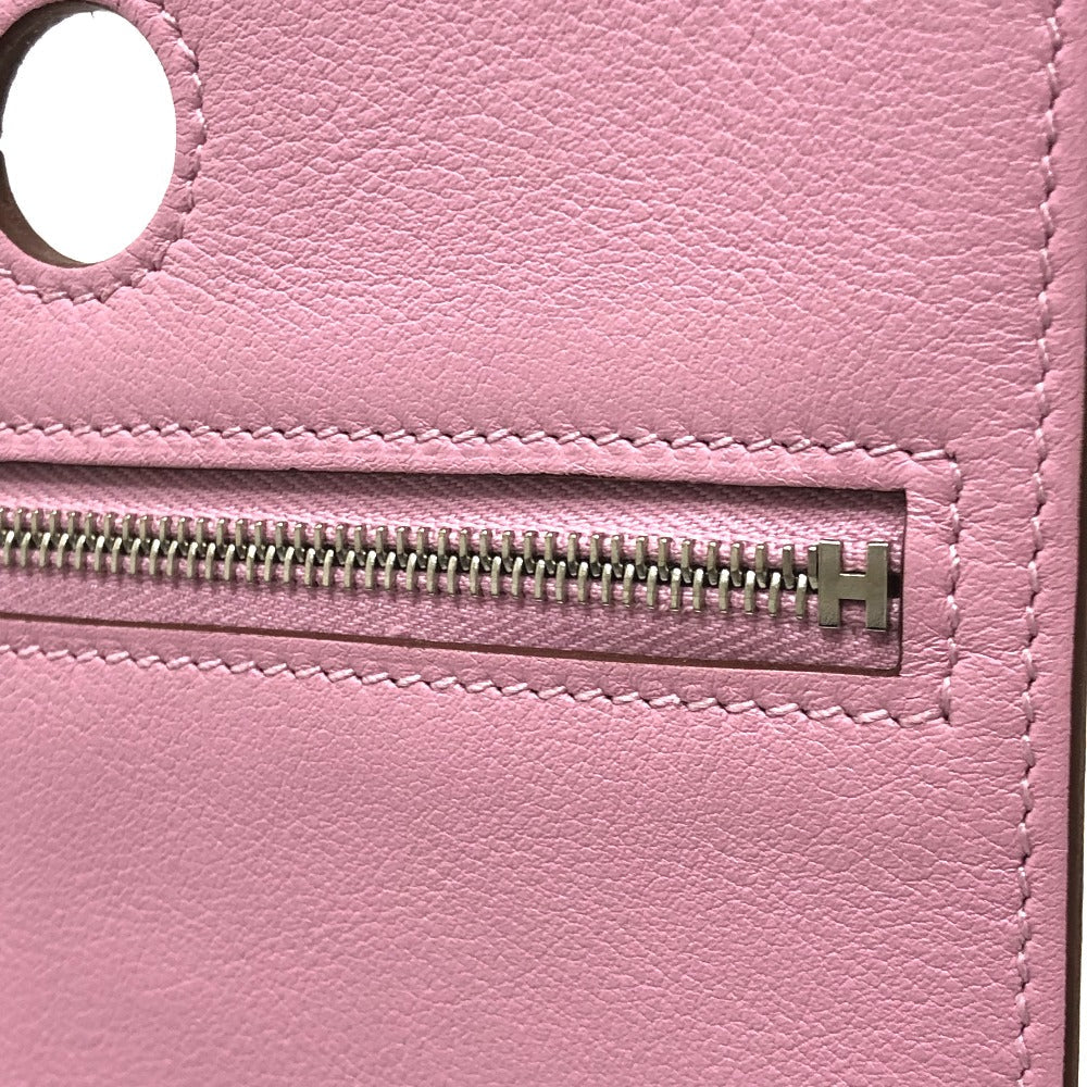 HERMES Pouch Swift pink Birkin Bag Pocket Women Used