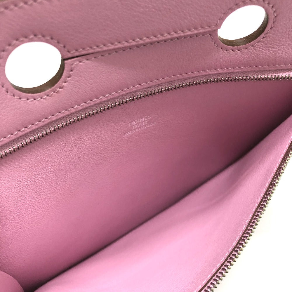 HERMES Pouch Swift pink Birkin Bag Pocket Women Used