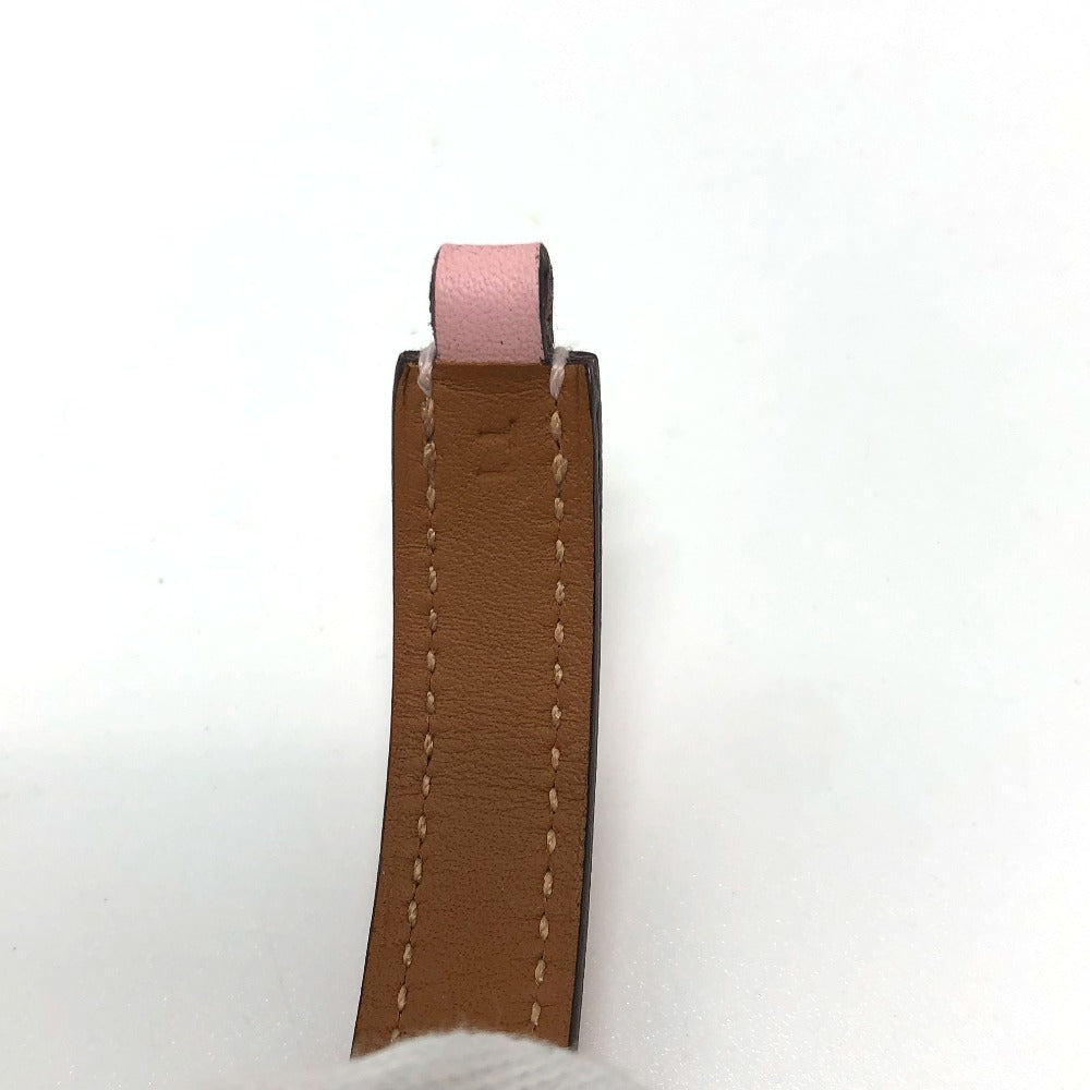 HERMES bracelet Swift pink Rival double tour double T1