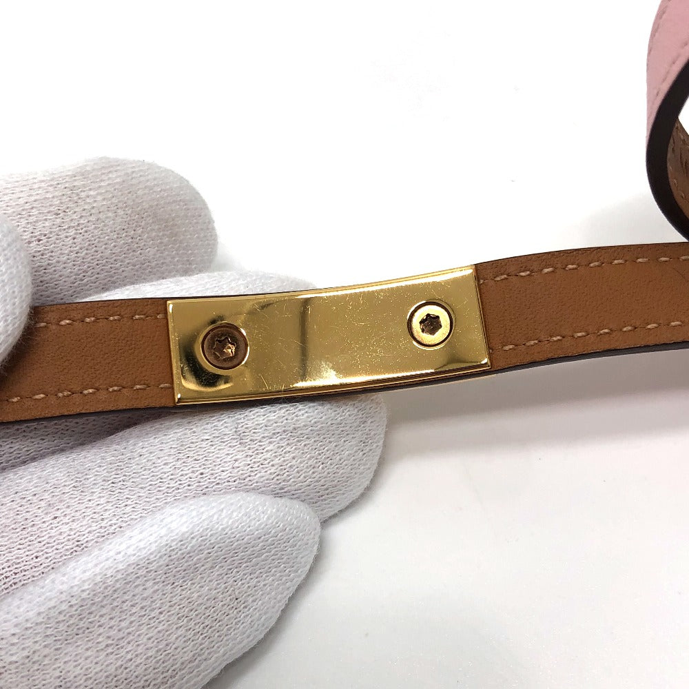 HERMES bracelet Swift pink Rival double tour double T1