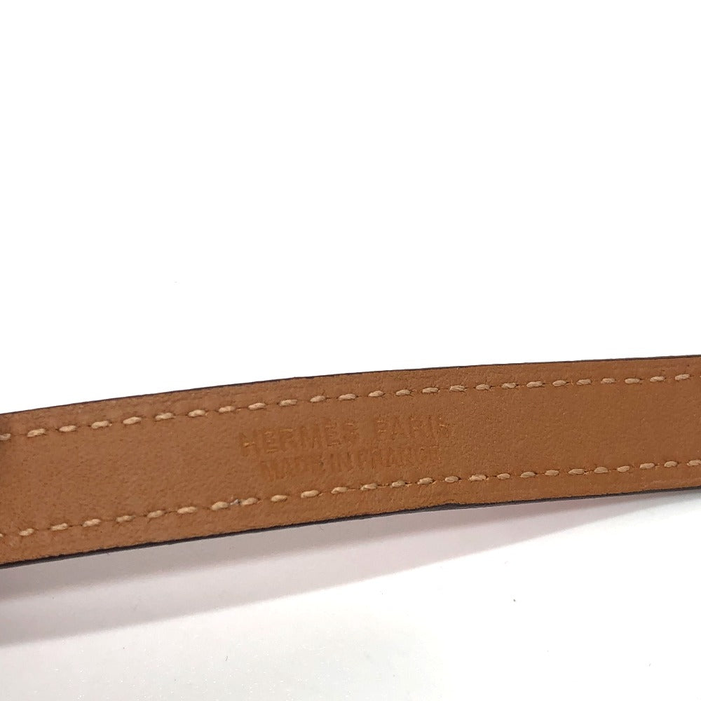 HERMES bracelet Swift pink Rival double tour double T1