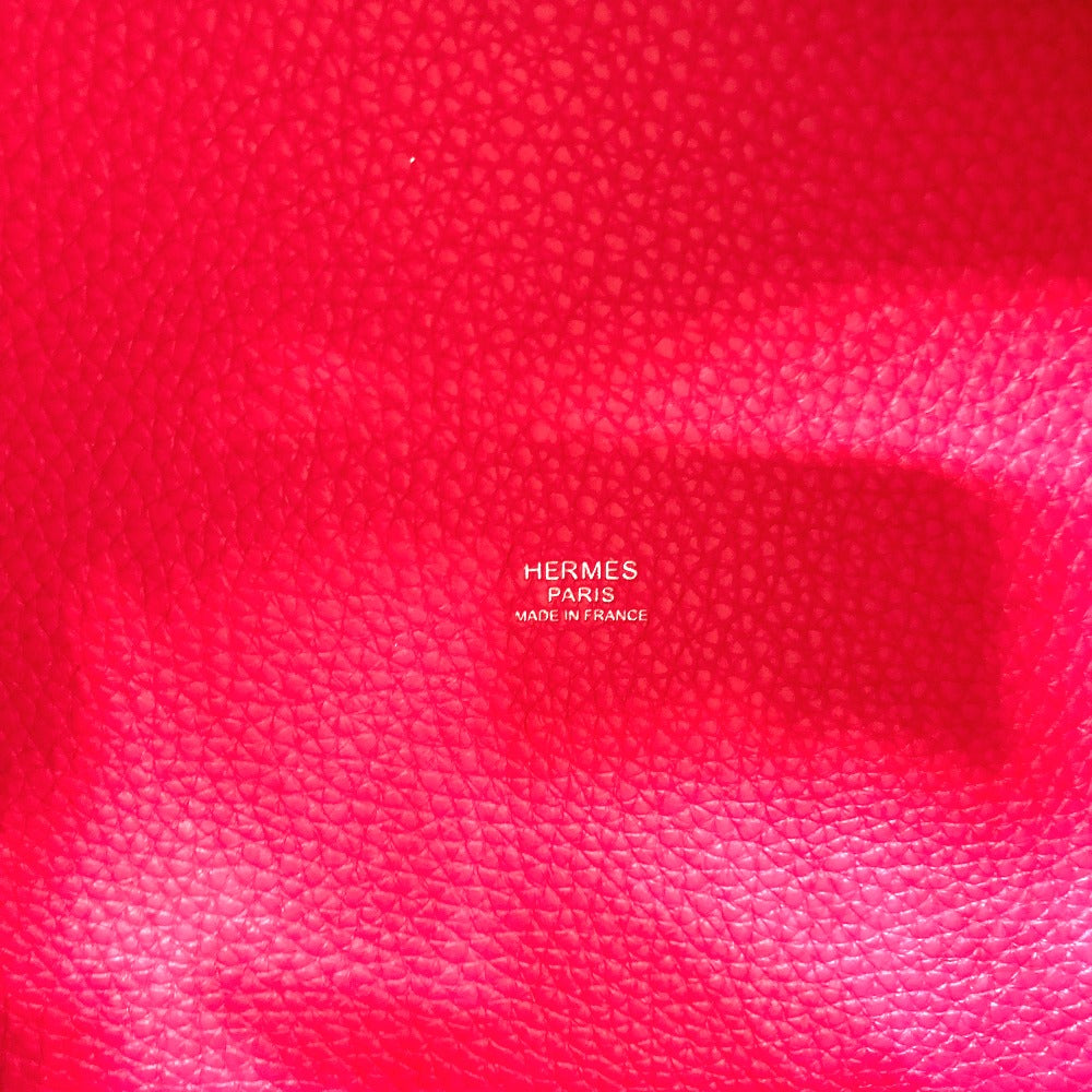 HERMES Handbag Togo Pink type Tote Bag Picotin Lock MM 22 Women Used