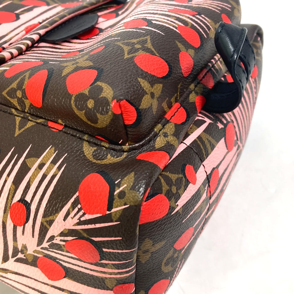 LOUIS VUITTON Backpack M41981 Monogram canvas Brown x Pink x Red Monogram Palm Springs PM