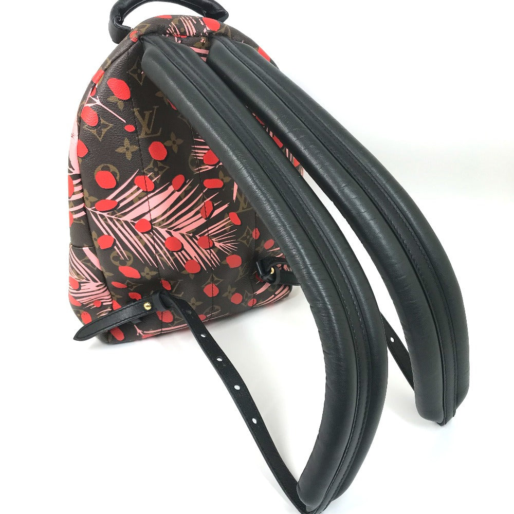 LOUIS VUITTON Backpack M41981 Monogram canvas Brown x Pink x Red Monogram Palm Springs PM