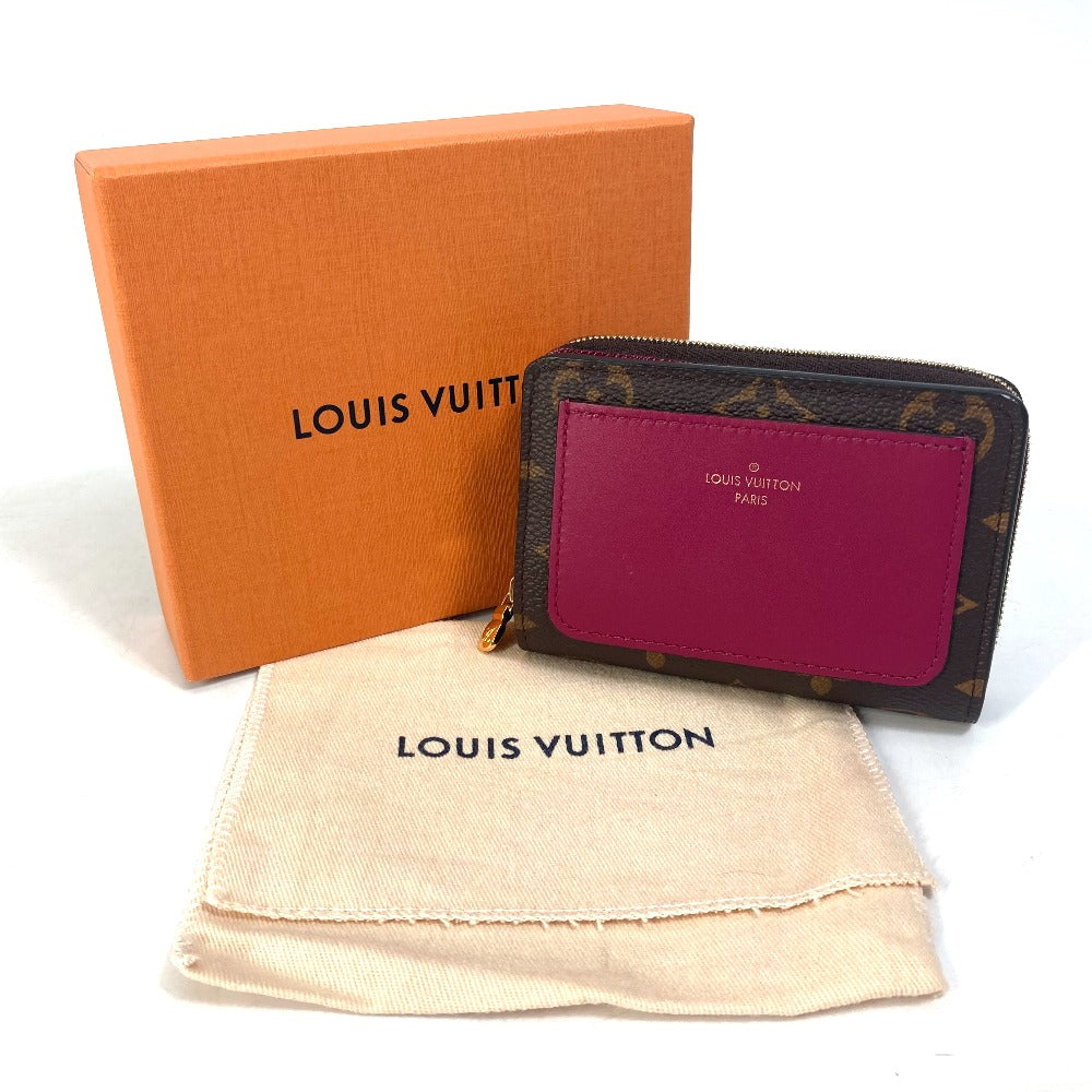 LOUIS VUITTON Folded wallet M82377 Monogram canvas Brown Monogram Portefeuille Lou Women Used
