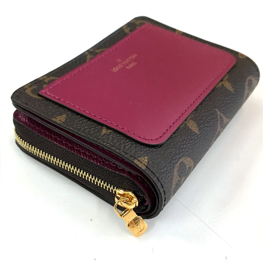 LOUIS VUITTON Folded wallet M82377 Monogram canvas Brown Monogram Portefeuille Lou Women Used