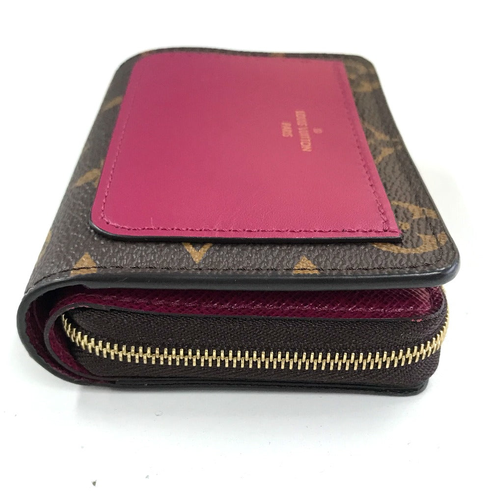 LOUIS VUITTON Folded wallet M82377 Monogram canvas Brown Monogram Portefeuille Lou Women Used