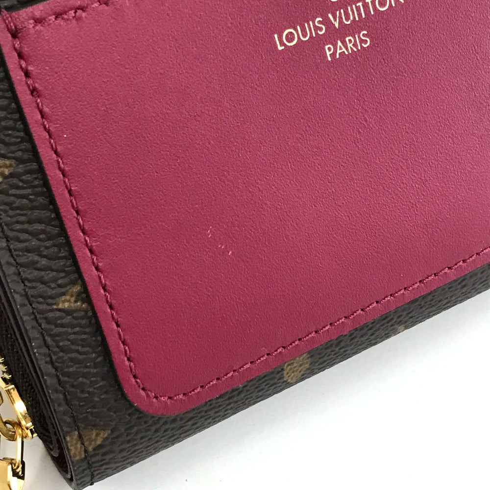 LOUIS VUITTON Folded wallet M82377 Monogram canvas Brown Monogram Portefeuille Lou Women Used