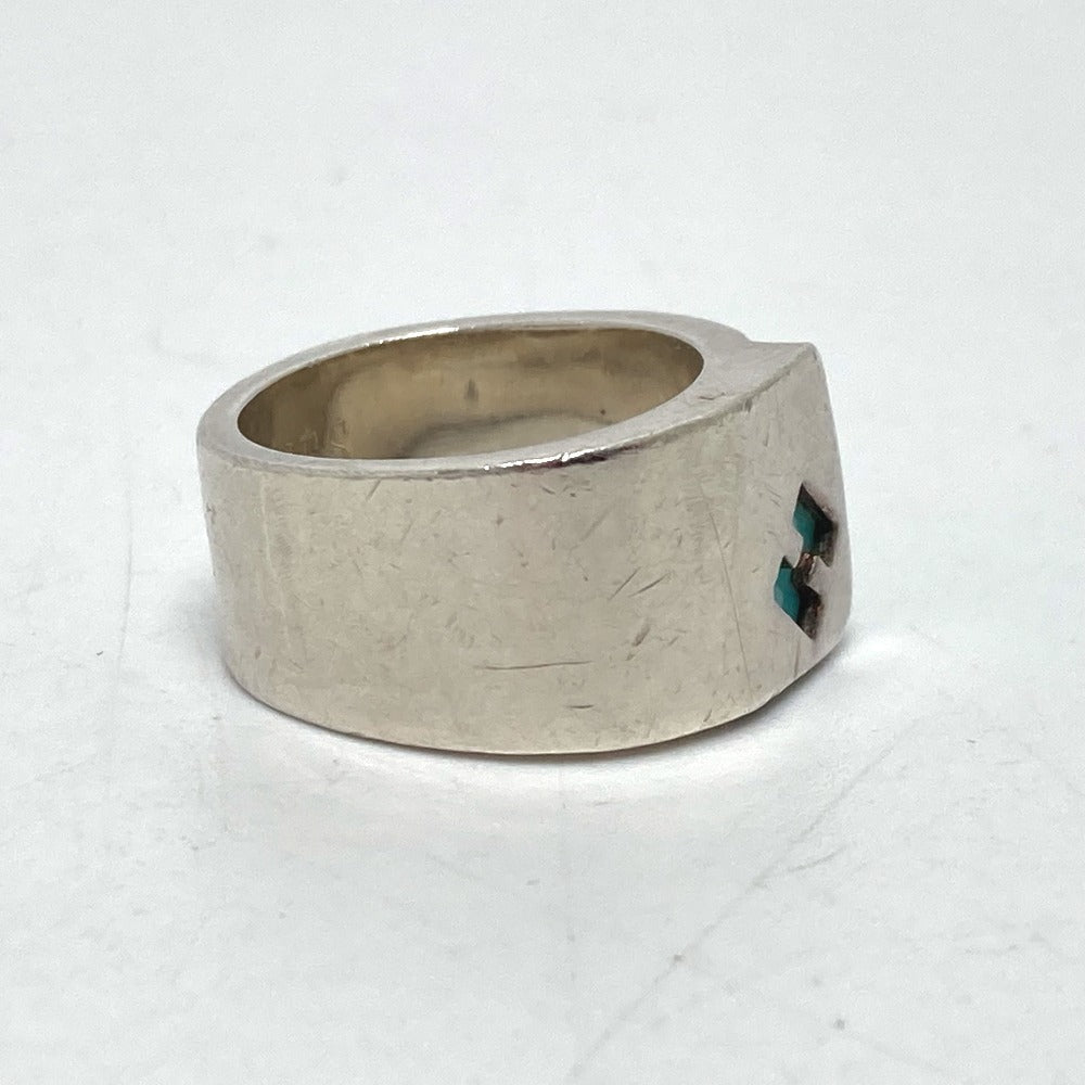 HERMES Ring SV925 Silver H logo candy Women 50 Used