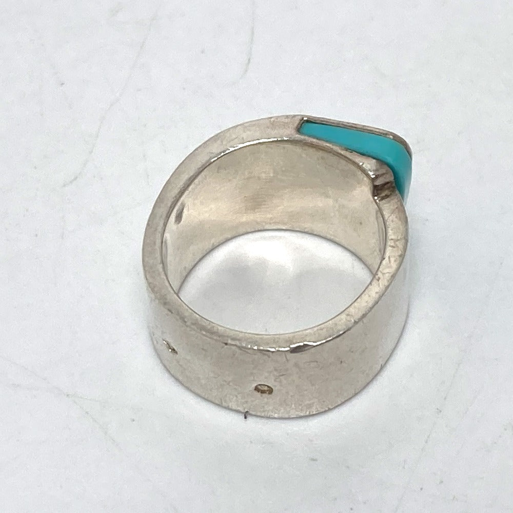 HERMES Ring SV925 Silver H logo candy Women 50 Used