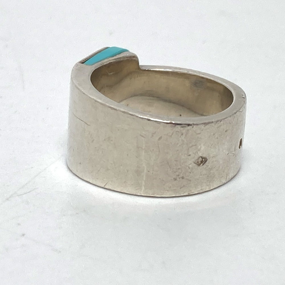 HERMES Ring SV925 Silver H logo candy Women 50 Used