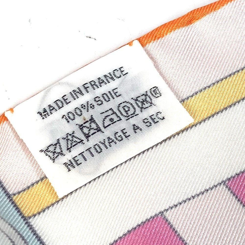 HERMES scarf silk pink Cory Edssian Maxi Twilly Women Used