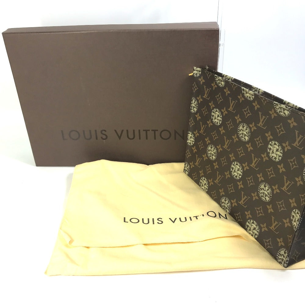 LOUIS VUITTON Clutch bag M41513 Monogram canvas Brown Monogram Christopher Nemeth Rope Pochette Voyage mens Used