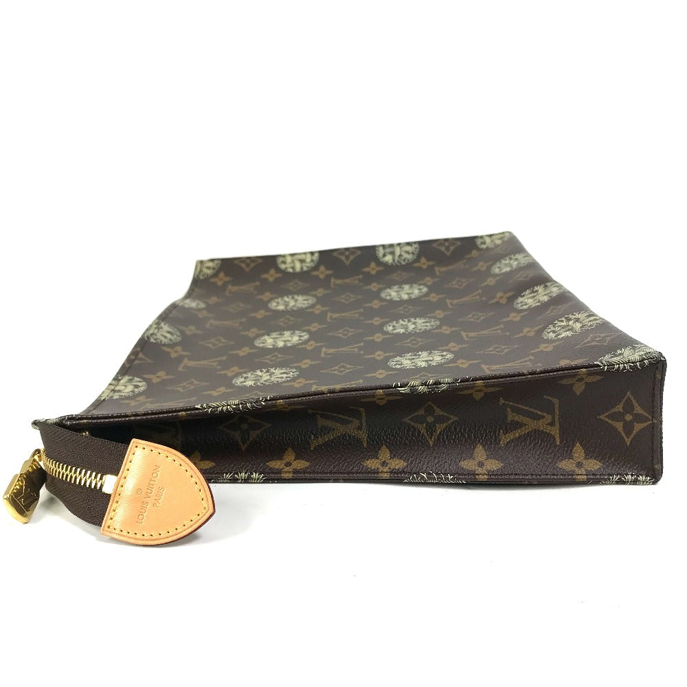 LOUIS VUITTON Clutch bag M41513 Monogram canvas Brown Monogram Christopher Nemeth Rope Pochette Voyage mens Used
