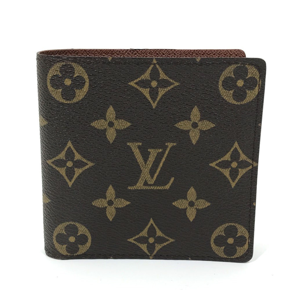 LOUIS VUITTON Folded wallet M61675 Monogram canvas Brown Monogram Portefeuille Marco mens Used