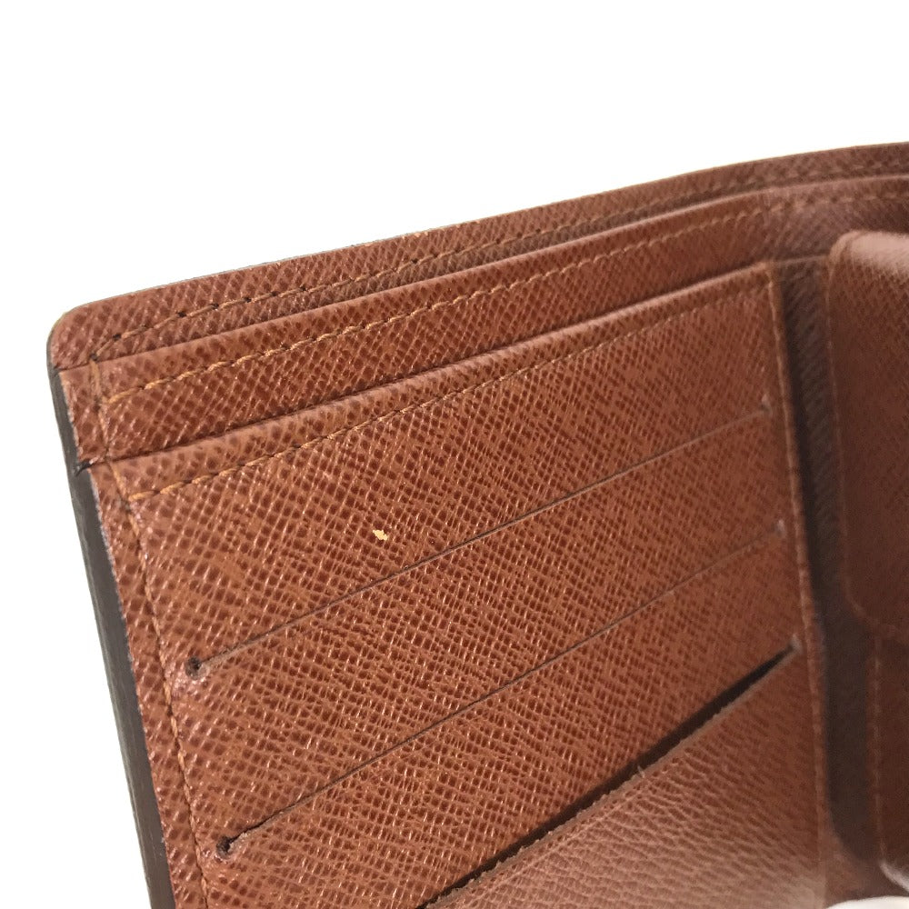 LOUIS VUITTON Folded wallet M61675 Monogram canvas Brown Monogram Portefeuille Marco mens Used