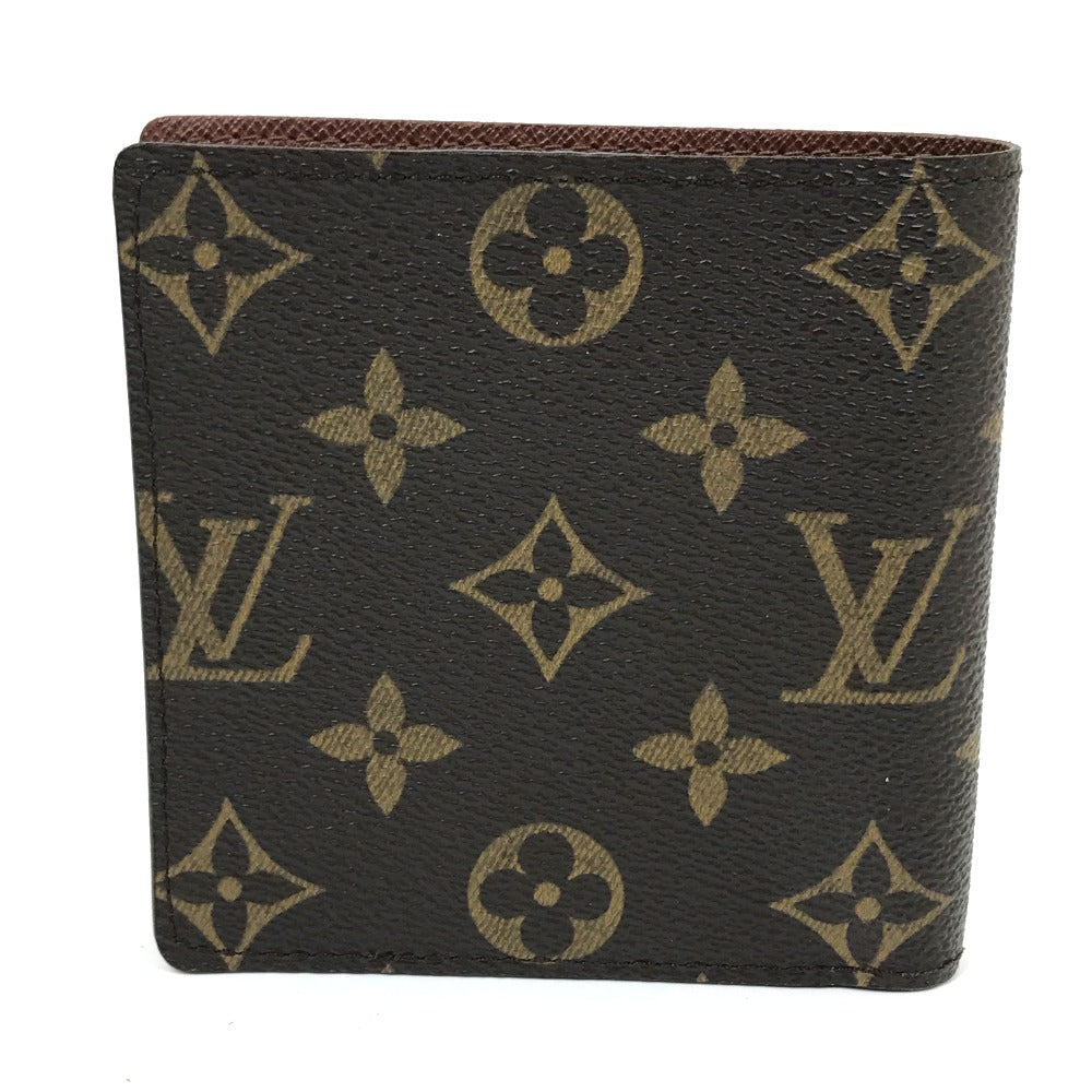 LOUIS VUITTON Folded wallet M61675 Monogram canvas Brown Monogram Portefeuille Marco mens Used