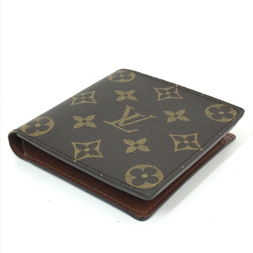 LOUIS VUITTON Folded wallet M61675 Monogram canvas Brown Monogram Portefeuille Marco mens Used