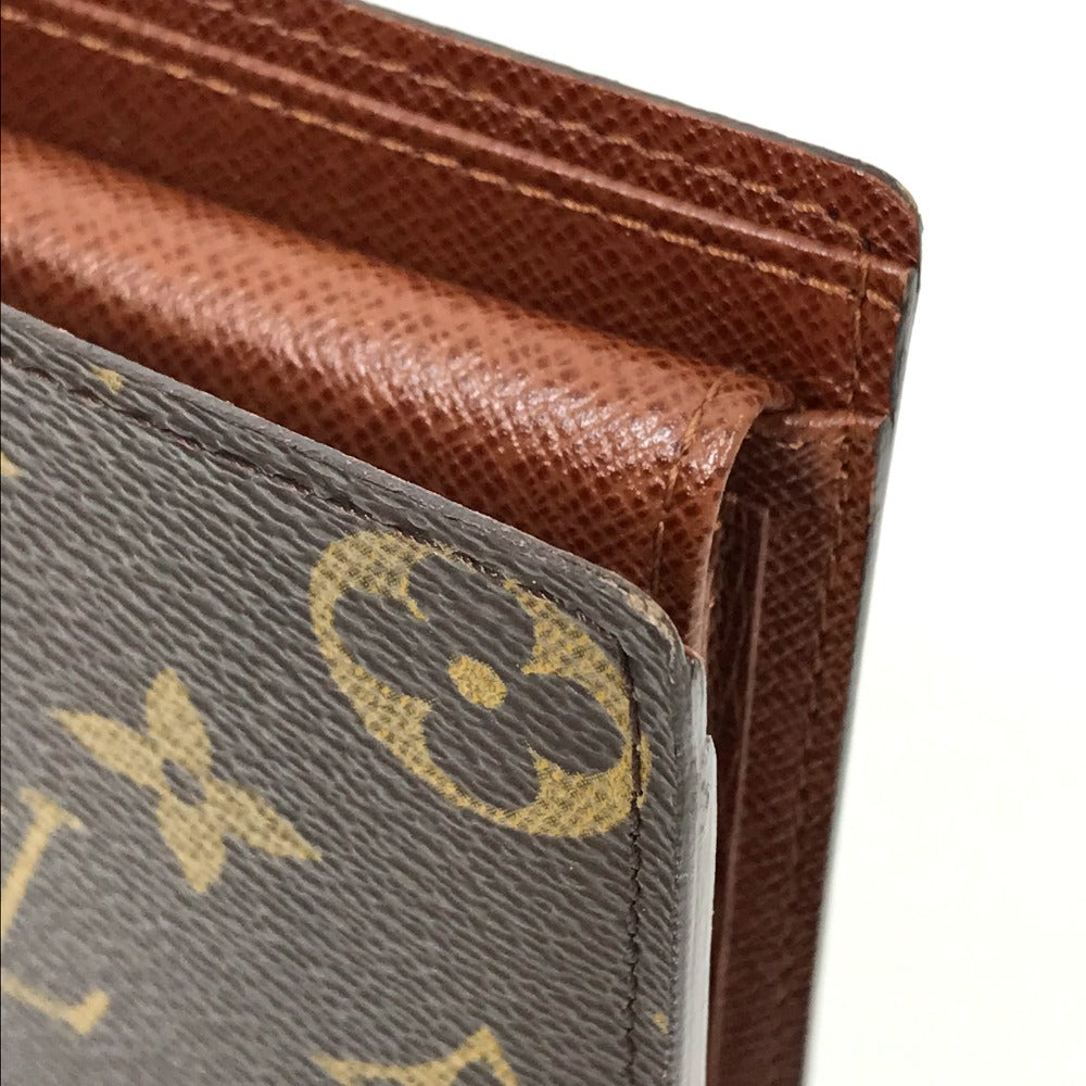 LOUIS VUITTON Folded wallet M61675 Monogram canvas Brown Monogram Portefeuille Marco mens Used