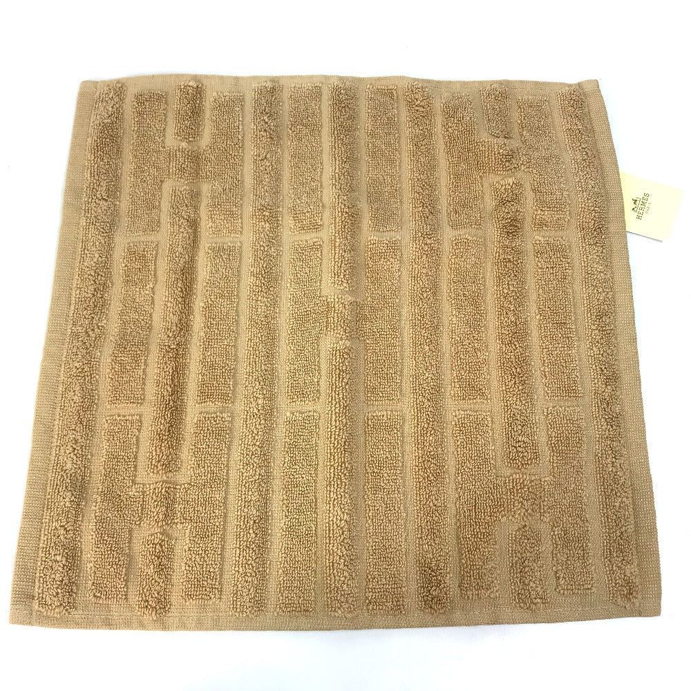 HERMES towel 101299M-17 cotton beige Hand towel labyrinth