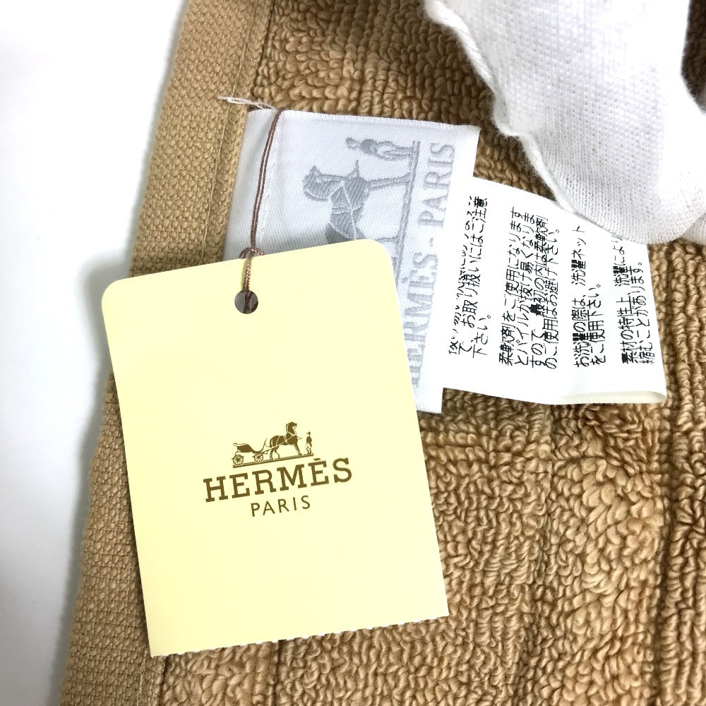 HERMES towel 101299M-17 cotton beige Hand towel labyrinth