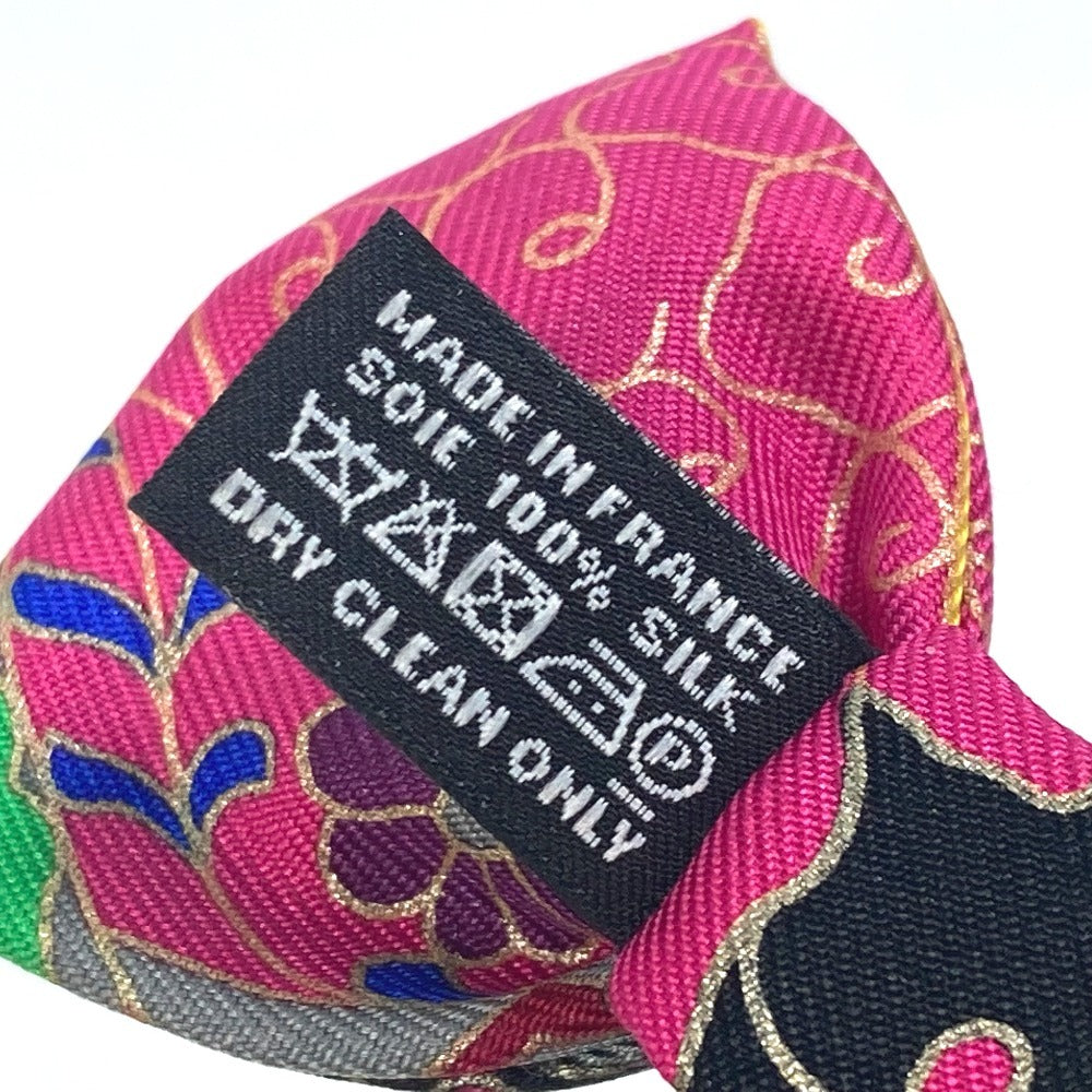 HERMES tie silk multicolor Noupapillon