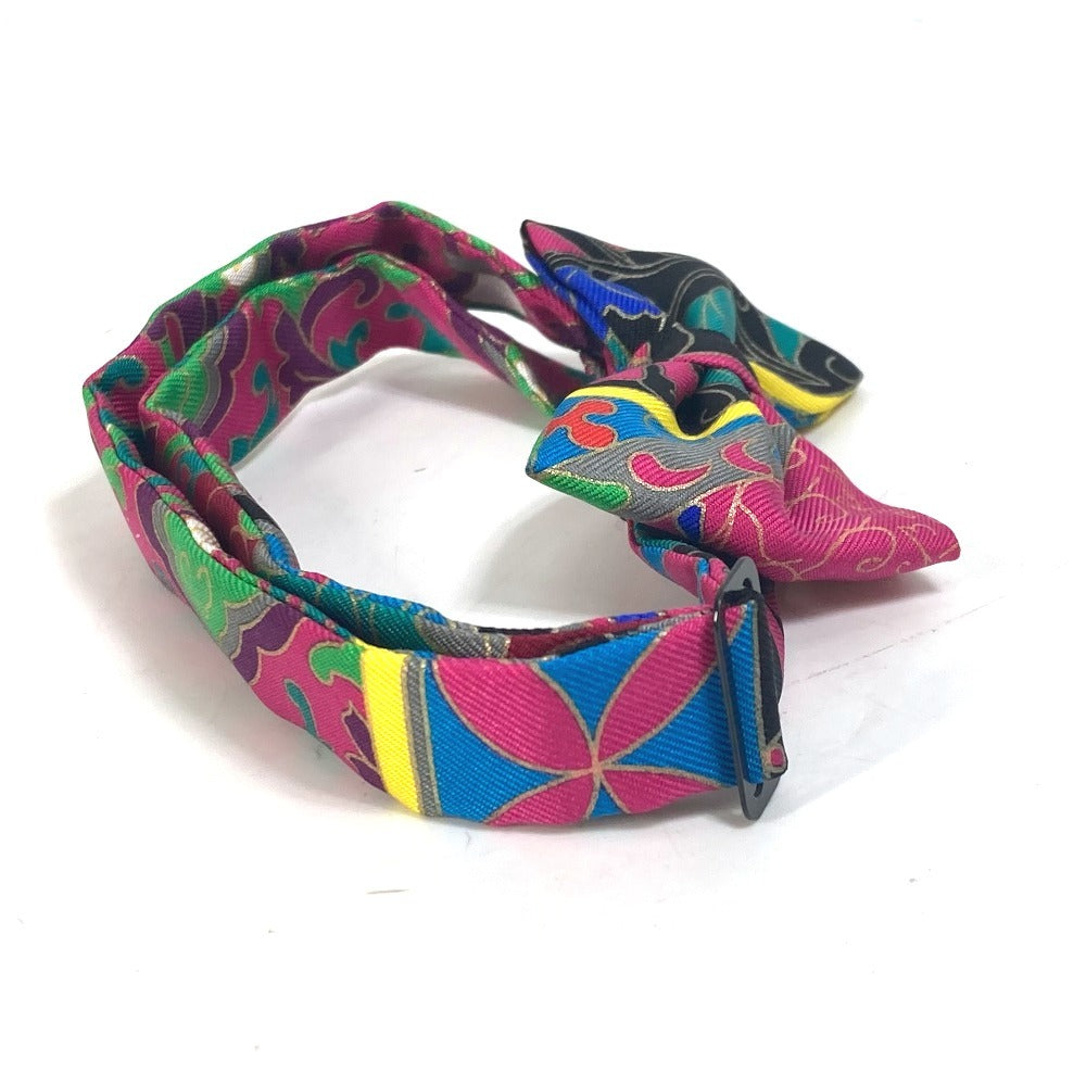HERMES tie silk multicolor Noupapillon