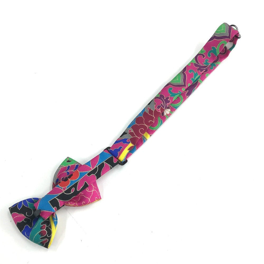 HERMES tie silk multicolor Noupapillon