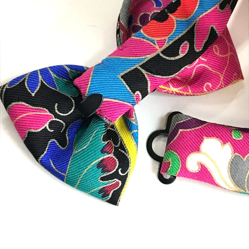 HERMES tie silk multicolor Noupapillon