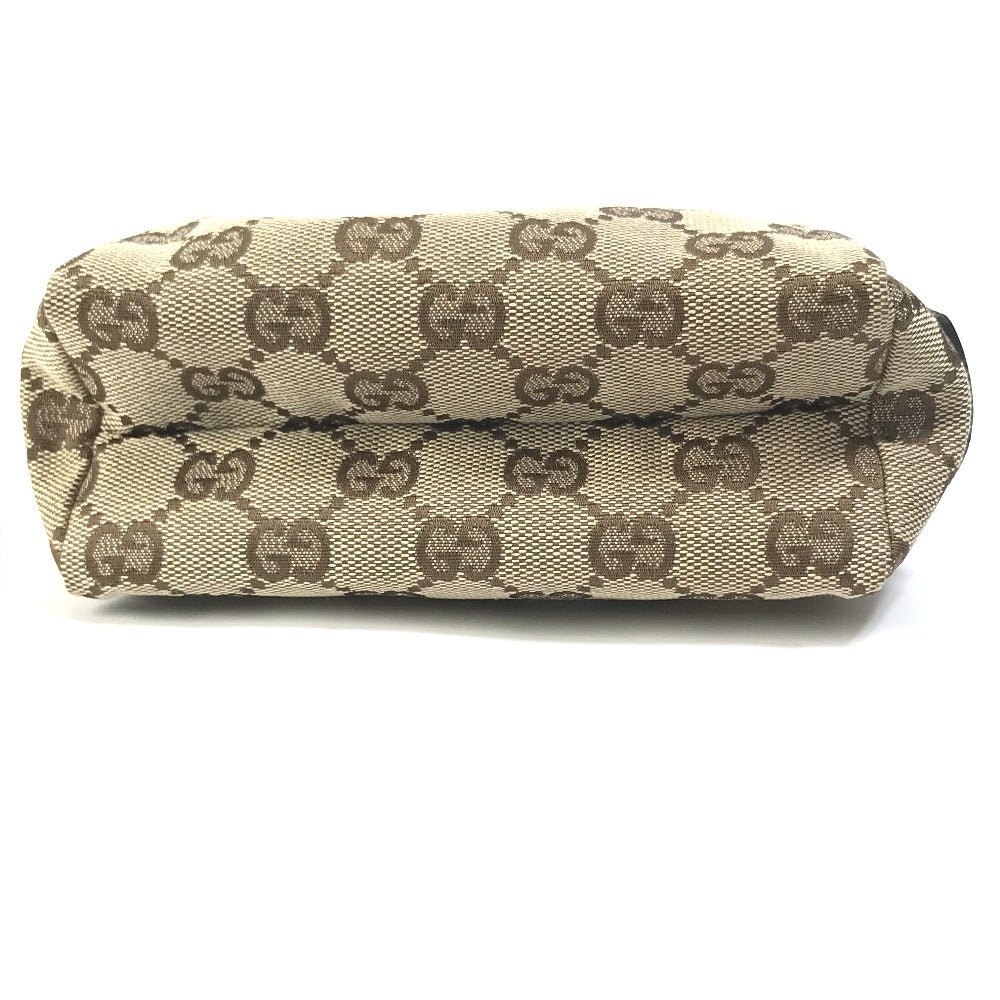 GUCCI Cosmetics Pouch 29596 GG canvas Beige x blue GG